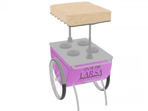 ice cream cart 3D Model