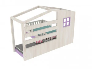 modern bed 3D Model