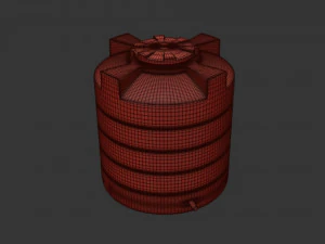 plastic water storage tank 3D Model