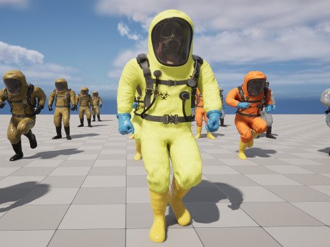 Hazmat Suit Modelo 3D