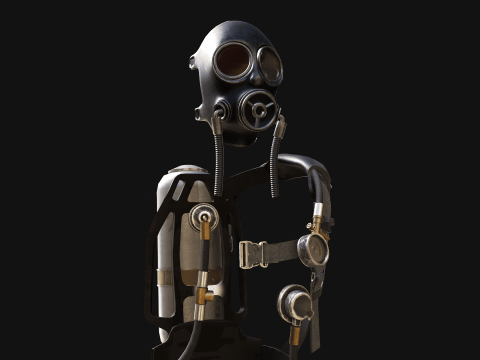 Hazmat Suit Modelo 3D