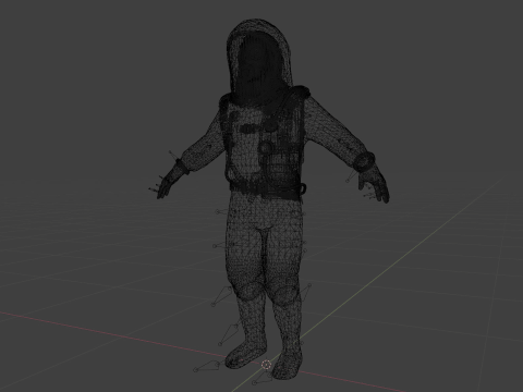 Hazmat Suit Modelo 3D