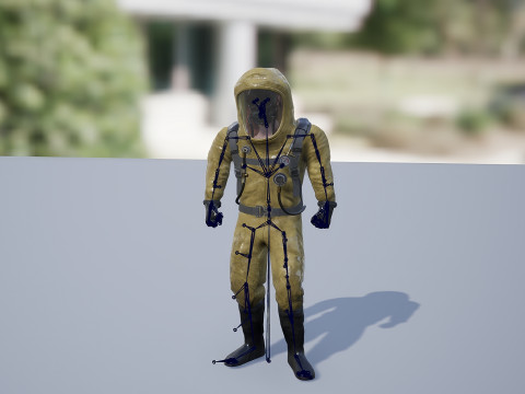 Hazmat Suit Modelo 3D