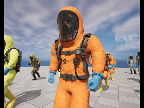 Hazmat Suit Modelo 3D