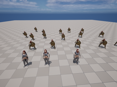 Warrior Woman 3D Model