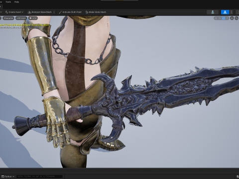 Warrior Woman 3D Model