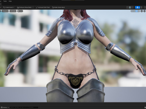 Warrior Woman 3D Model