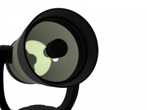 mirror lens telescope 3D मॉडल