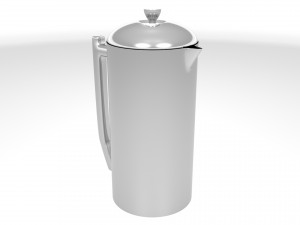 french press stainless steel 3Dモデル