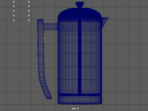 french press stainless steel 3Dモデル