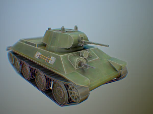 ussr toon light tanks 3D Model