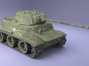 ussr toon light tanks 3D Model
