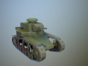 ussr toon light tanks 3D Model