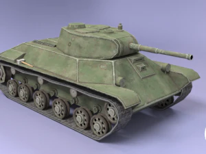 ussr toon light tanks 3D Model