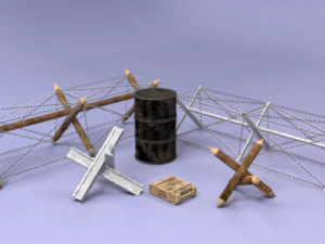ussr toon light tanks 3D Model
