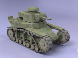 mc-1 ussr toon tank -big- 3D Model