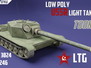 ltg ussr toon tank -big- 3D Model