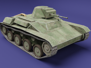 t-60 ussr toon tank -big- 3D 모델