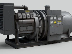 gerador industrial Modelo 3D
