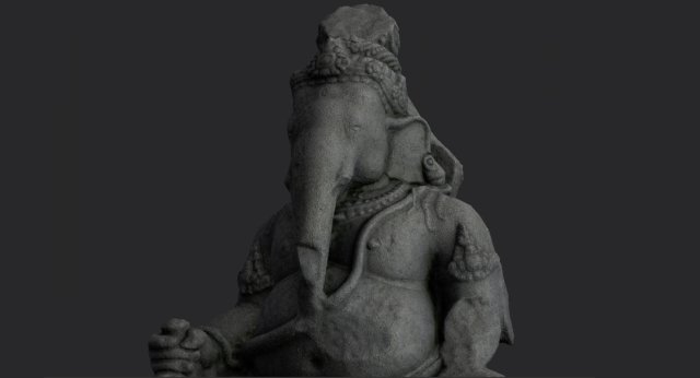ganesha statue 3D Модель .c4d .max .obj .3ds .fbx .stl .blend 