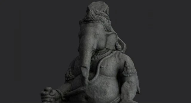 ganesha statue 3D Model .c4d .max .obj .3ds .fbx .stl .blend 