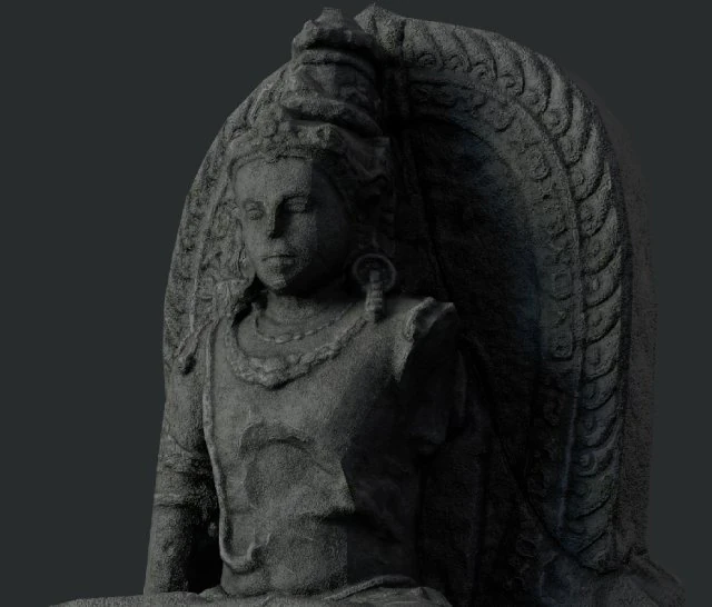 shiva statue 3D Model .c4d .max .obj .3ds .fbx .stl .blend 