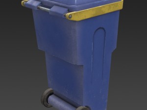 trash can 3D 模型