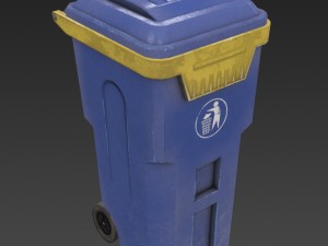 trash can 3D 模型