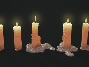 pacote de velas Modelo 3D
