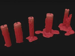 candle pack 3D Model
