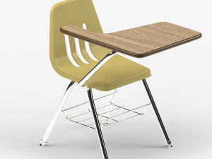 school desk 3D 모델
