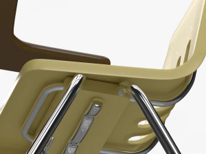 school desk 3D Model