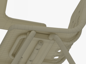 school desk 3D 模型