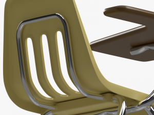 school desk 3D 模型
