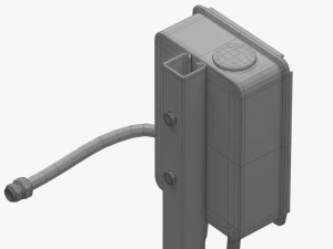 industrial power switch 3D Model
