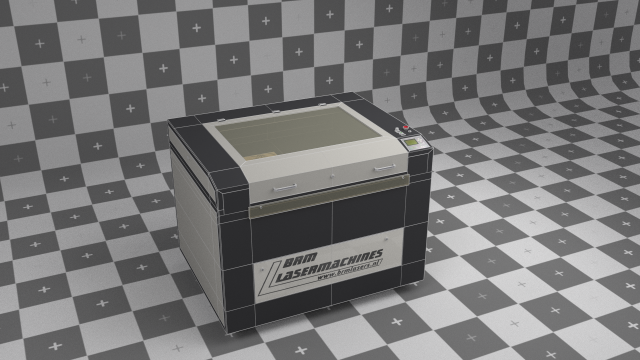 laser 3D Модель .c4d .max .obj .3ds .fbx .stl .blend 