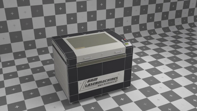 laser 3D Model .c4d .max .obj .3ds .fbx .stl .blend 