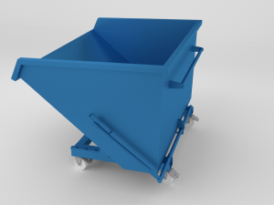 industrial waste skip Model 3D