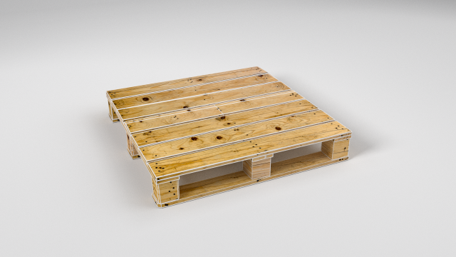industrial pallet 3D Model .c4d .max .obj .3ds .fbx .stl .blend 