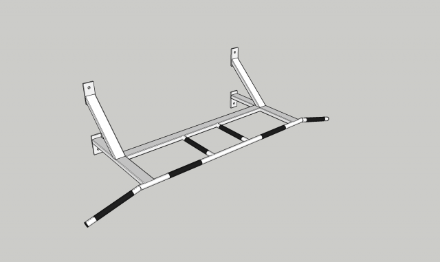 horizontal bar 3D-Modell .c4d .max .obj .3ds .fbx .stl .blend 