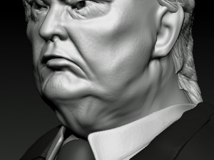 donald trump Modelo 3D