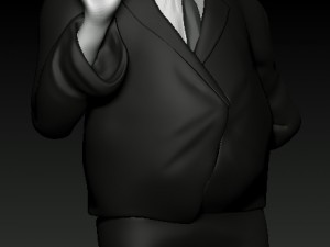 donald trump Modelo 3D