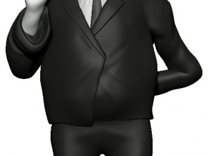donald trump Modelo 3D
