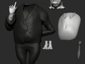 donald trump Modelo 3D