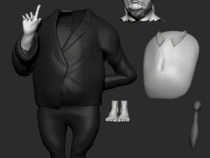 donald trump 3D Model