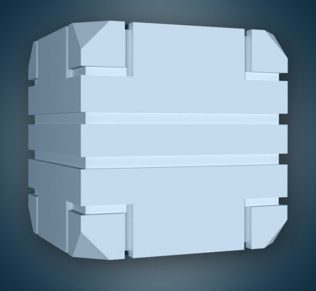 box 3D 模型 .c4d .max .obj .3ds .fbx .stl .blend 