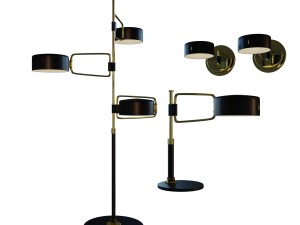 brass finish 3D मॉडल