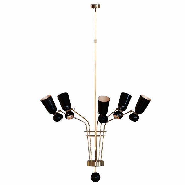 contemporary chandelier Model 3D .c4d .max .obj .3ds .fbx .stl .blend 