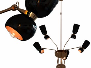 contemporary chandelier Model 3D