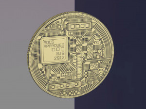 bitcoin - real Modello 3D
